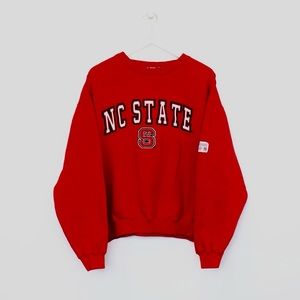 Vintage Mens NC State Red Sweatshirt Size L